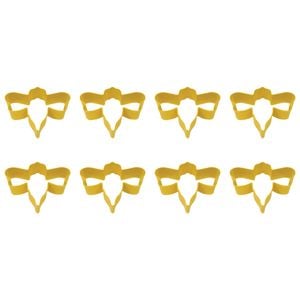8PK R&M Bumble Bee Cookie/Biscuit Cutter 7.75cm - Yellow