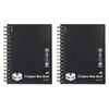 2pk Spirax Black Cover A5 3 Subject 300 Pages Notebook Office/school Stationery