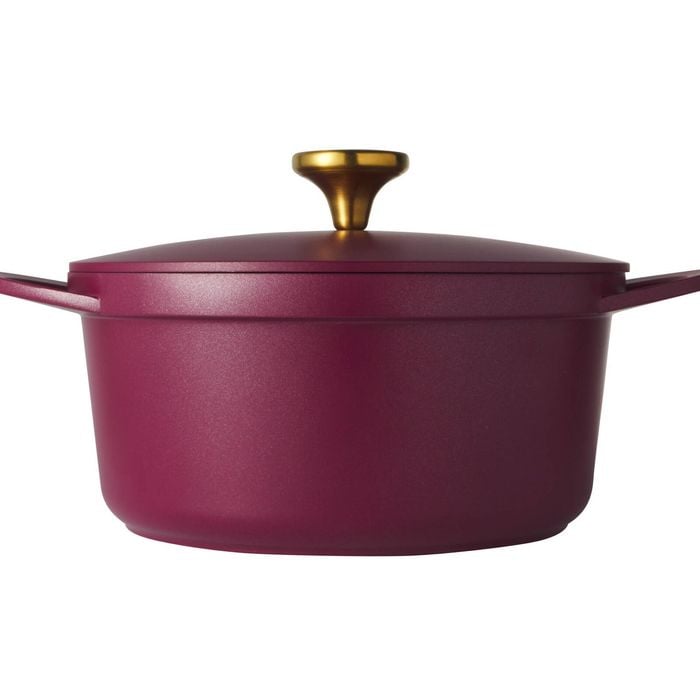 Maxwell & Williams Cast Lite Non-Stick Casserole Pan 24cm 4.2L Cherry