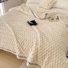 CottonMore Large Soft Microsherpa Bed Blanket Throw Rug 200x230cm - Cream