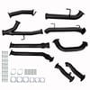 Ignite Exhausts Toyota Landcruiser 200 Series 4.5L V8 Twin 3" To Single 3.5" Turbo Back No Cats With Mid Pipe & Rear Muffler