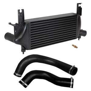 Upgrade Aluminium 75mm Intercooler & Hoses For Nissan Navara D40 Yd25 2.5l