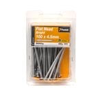 Paslode 100 x 4.5 500g Bright Steel Flat Head Nails - 35 Pack
