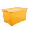 All Set 50L Orange Translucent Modular Storage Container