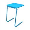 TABLE BUDDY 52.50x40x73cm Adjustable Folding Table - Aqua Blue