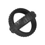 Gladiator 10cm Black Gladiator Cross Ball Dog Toy