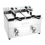 Apuro Double Induction Fryer - 2x3kW