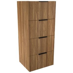 Lugna 1024 x 450 x 380mm Cove 4 Drawer Ready to Assemble Unit