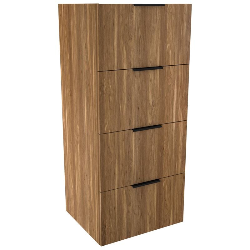 Lugna 1024 x 450 x 380mm Cove 4 Drawer Ready to Assemble Unit