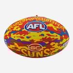 Gold Coast Suns AFL Size 5 Camo Synthetic Footy Football