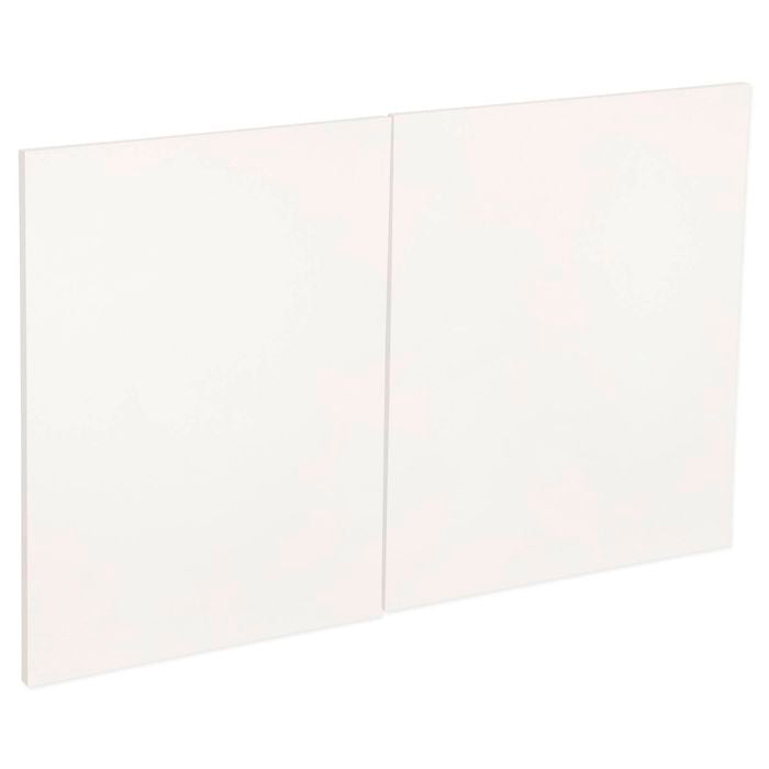 Kaboodle 1000mm Feta Whip V Modern Fridge Cabinet Doors - 2 Pack