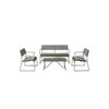 Seek and Ramble Parco Outdoor 4 Pce Lounge Set Olive