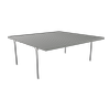 Absco Structures 5.5 x 5.5 x 2.37 Woodland Grey Double Skillion Carport