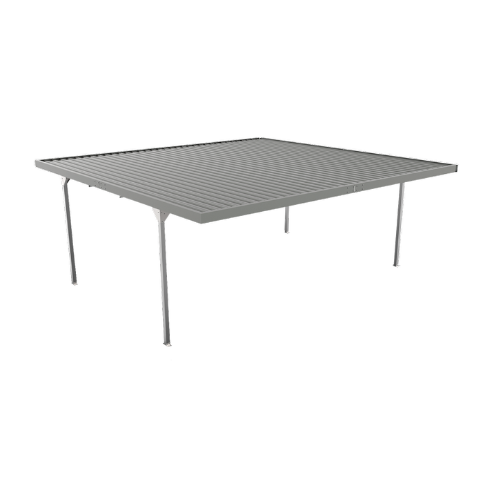 Absco Structures 5.5 x 5.5 x 2.37 Woodland Grey Double Skillion Carport