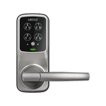 Lockly Satin Nickle Lux Compact Mortice Smart Lock