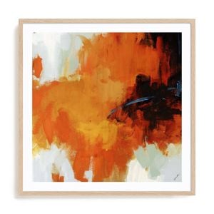 Artey | Red Tail II - Framed Print - Natural Frame - 70 x 70cm