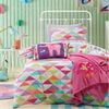 Jiggle & Giggle Peacock Princess Quilt Cover Set Single