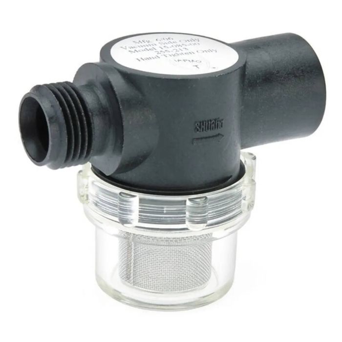 Shurflo Twist Filter with 1/2â€ Thread Inlet & Outlet for Caravan Water Pump 40