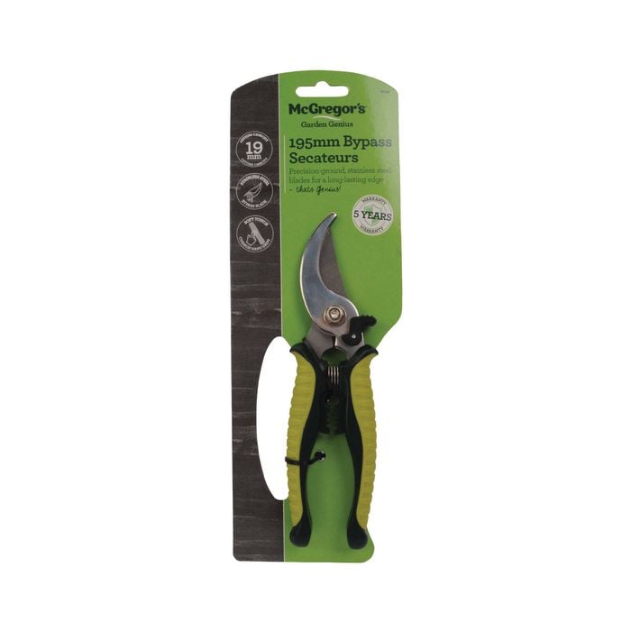 McGregor's Bypass Secateur with Stainless Steel Blade