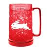 Nrl Colour Freeze Mug - South Sydney Rabbitohs - 500ml - Gel Freeze Drink