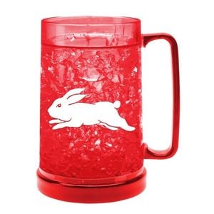 Nrl Colour Freeze Mug - South Sydney Rabbitohs - 500ml - Gel Freeze Drink