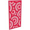 ProtectorAl 300-1200w x 1201-2400h Light Red/Gloss White Sunburst Unframed Composite Deco Panel