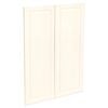 Kaboodle 900mm Antique White Heritage Medium Pantry Doors - 2 Pack