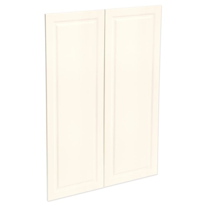 Kaboodle 900mm Antique White Heritage Medium Pantry Doors - 2 Pack