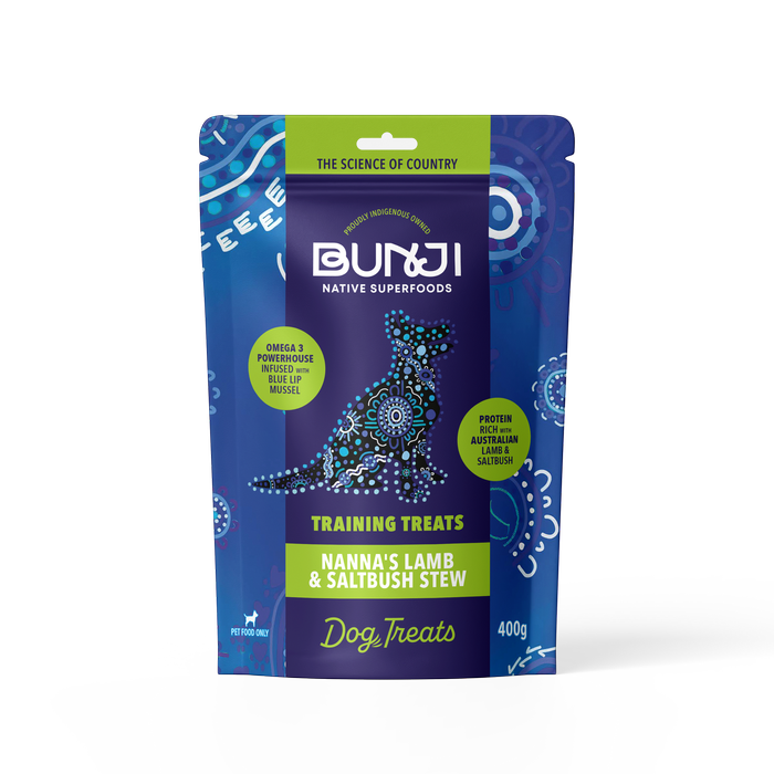 Bunji- Nanna's Lamb & Saltbush Stew Treat 400g