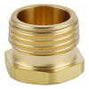 Kinetic - 10mm Brass Threaded Hex Plug LF
