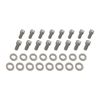 Exhaust Header Bolt Kit Stainless Steel Small Block Ford 289 302 351W 351C
