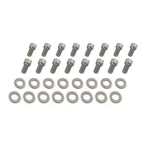 Exhaust Header Bolt Kit Stainless Steel Small Block Ford 289 302 351W 351C
