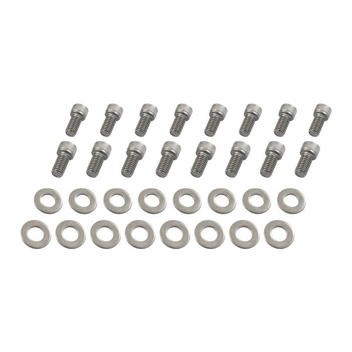 Exhaust Header Bolt Kit Stainless Steel Small Block Ford 289 302 351W 351C