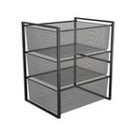 Flexi Storage Home Solutions Black 3 Mesh Basket Frame Kit