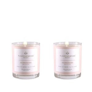 Set of 2 - 180g Perfumed Hand Poured Candle - Delights