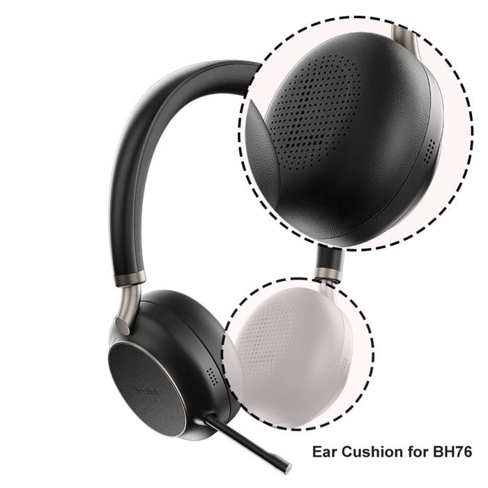 Yealink Leather Ear Cushions for BH76 (1 Pair)