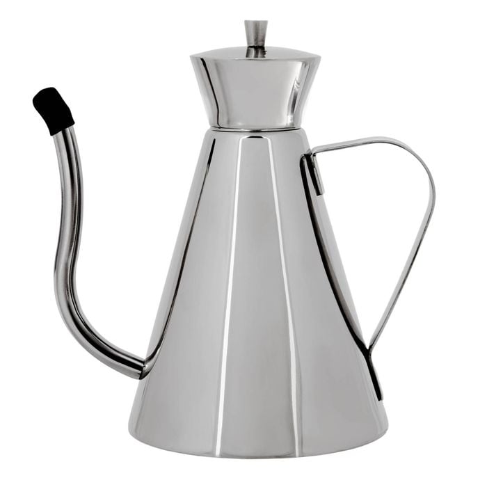 Davis & Waddell Stainless Steel Oil Can 500ml Silver 16x11x17.5cm