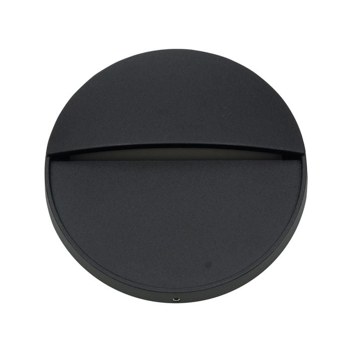 Arlec 4W Black CCT LED Round Exterior Step Light