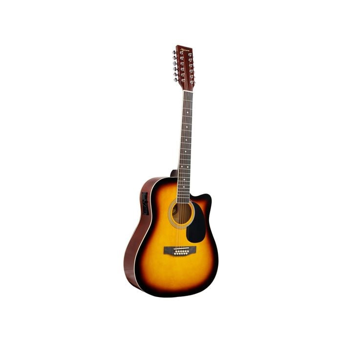 Karrera Acoustic Guitar 12-String with EQ - Sunburst