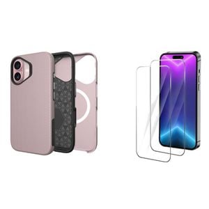 Icoverlover For Iphone 17 Case Compatible With Magsafe Tough Rose Gold + 2x Screen Protectors