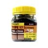 Macsim 10G x 35mm Black Type 17 Wafer Head Screws - 130 Pack 