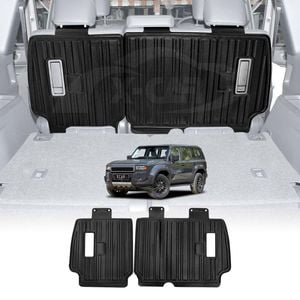 Back Seat Protector for Toyota Prado 250 Series 2024-Onwards All Weather Seat Kick Mats Cover