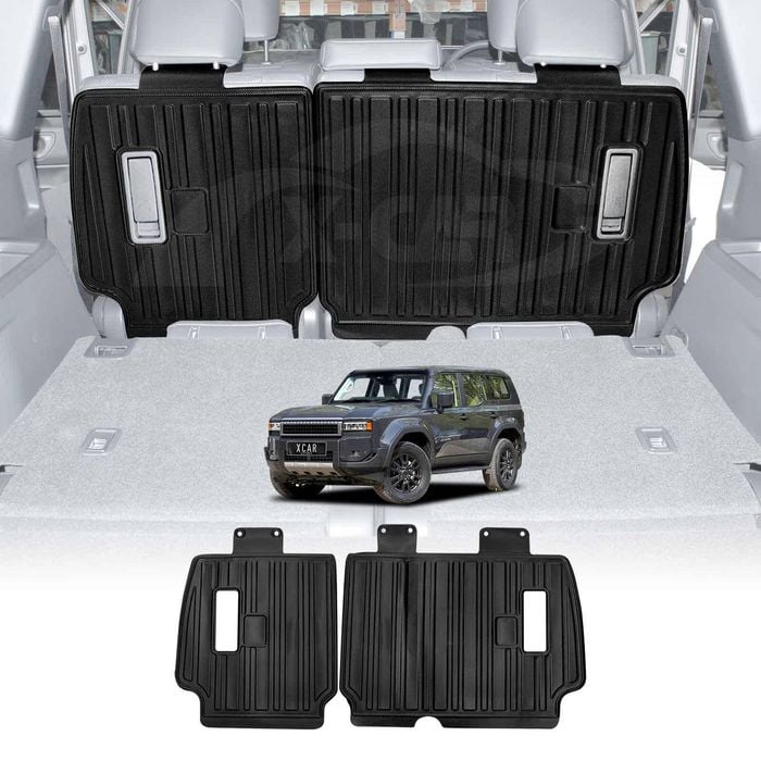 Back Seat Protector for Toyota Prado 250 Series 2024-Onwards All Weather Seat Kick Mats Cover