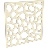 ProtectorAl 300 - 1200 x 300 - 1200mm Primrose Riverstone Unframed Solid Aluminium Decorative Panel