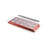 Marcato Aluminum Ravioli Tablet W/ Rolling Pin - Red