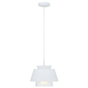 Mercator White Fawkner 1-Light Pendant