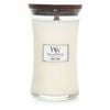 WoodWick Candle - Large White Teak