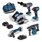 Bosch 18V Professional Brushless 5PCE 2X5.0AH Kit 0615990N3D