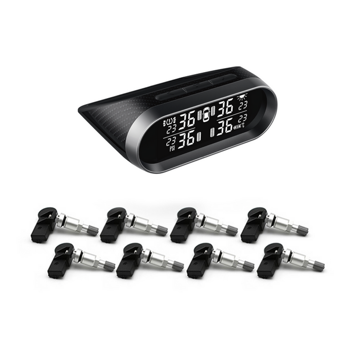 Promata Mata 2 Solar Tyre Pressure Monitor With Carbon Fiber Finish - 8 Internal Sensors