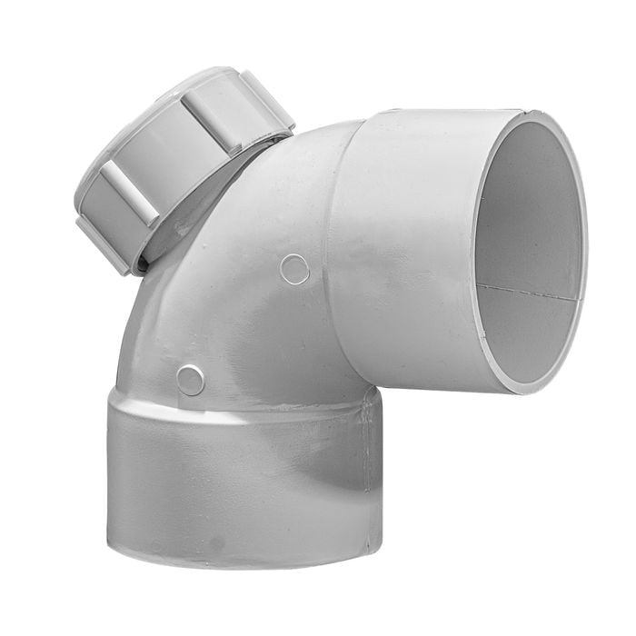 Holman 50mm 88° Female And Female PVC DWV I / O Bend